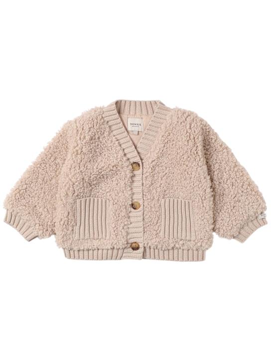 Donsje: Teddy jacket - Beige - kids-boys_0 | Luisa Via Roma