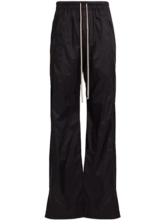 Rick Owens DRKSHDW: Pusher nylon pants - Black - men_0 | Luisa Via Roma