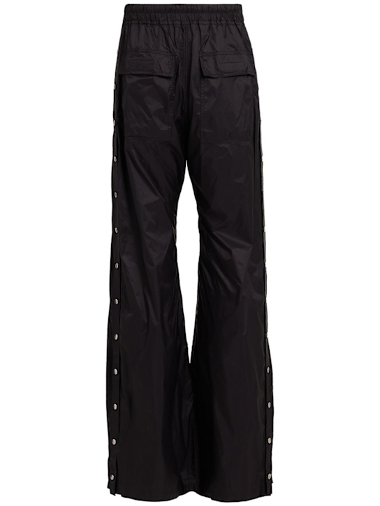 Rick Owens DRKSHDW: Pusher nylon pants - Black - men_1 | Luisa Via Roma