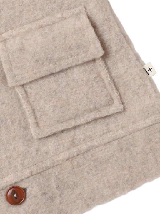 1 + IN THE FAMILY: Wool blend hooded jacket - kids-girls_1 | Luisa Via Roma