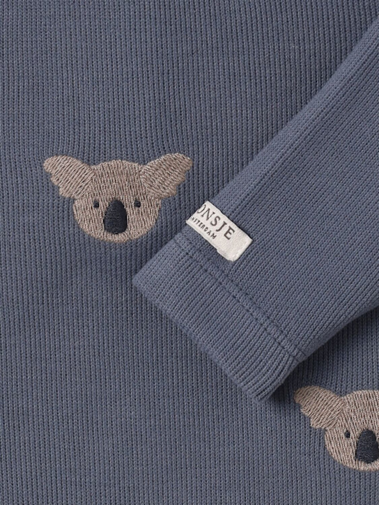 Donsje: 棉质连体衣 - 灰色 - kids-boys_1 | Luisa Via Roma