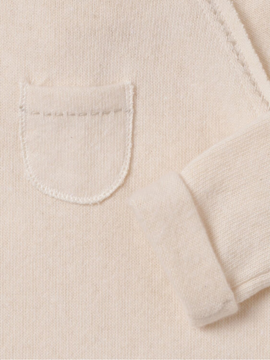 1 + IN THE FAMILY: Cotton blend romper - Beige - kids-boys_1 | Luisa Via Roma
