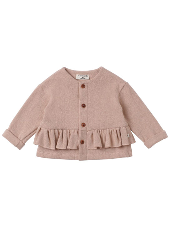 1 + IN THE FAMILY: Cardigan in misto cotone - Rosa - kids-girls_0 | Luisa Via Roma