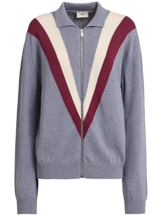 Autry: Knit shirt jacket - women_0 | Luisa Via Roma