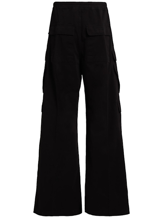 Rick Owens DRKSHDW: Double jumbo belas cargo pants - Black - men_1 | Luisa Via Roma