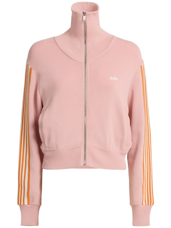 Autry: Knit track jacket - women_0 | Luisa Via Roma