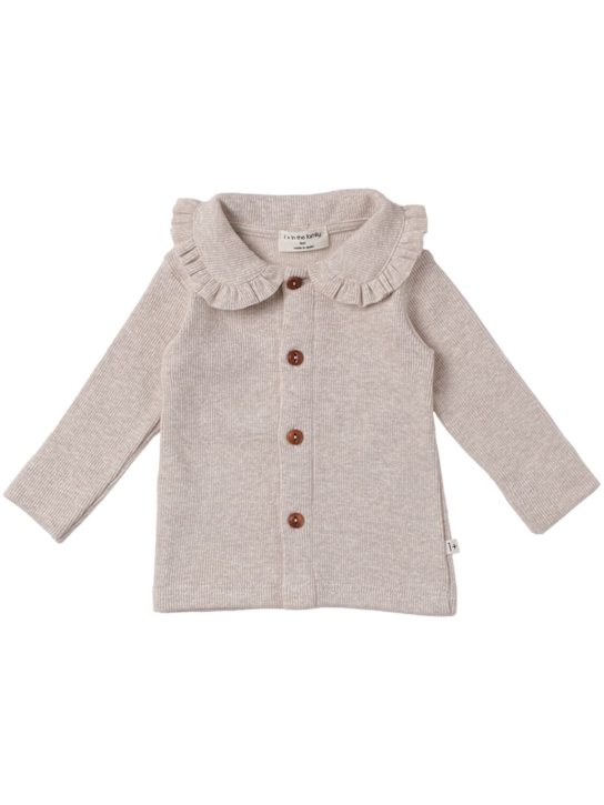 1 + IN THE FAMILY: Cardigan in maglia - Beige - kids-girls_0 | Luisa Via Roma