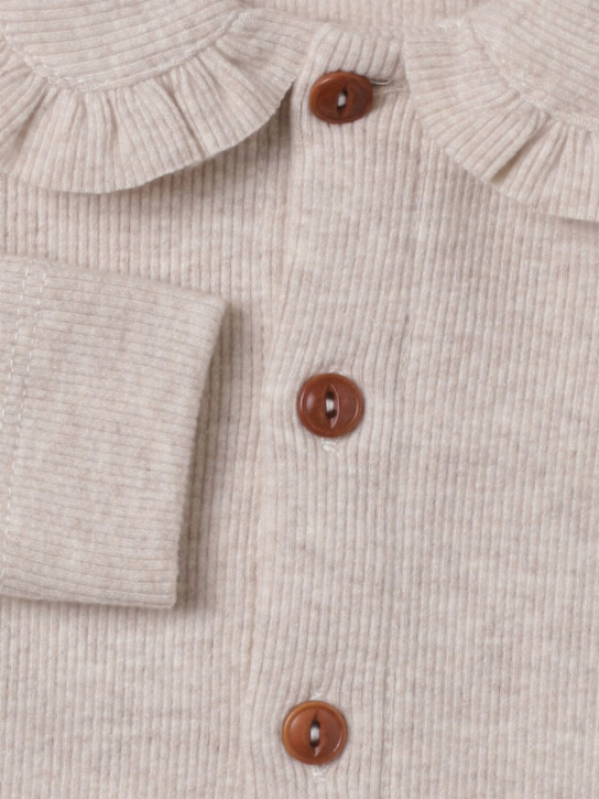 1 + IN THE FAMILY: Cardigan in maglia - Beige - kids-girls_1 | Luisa Via Roma