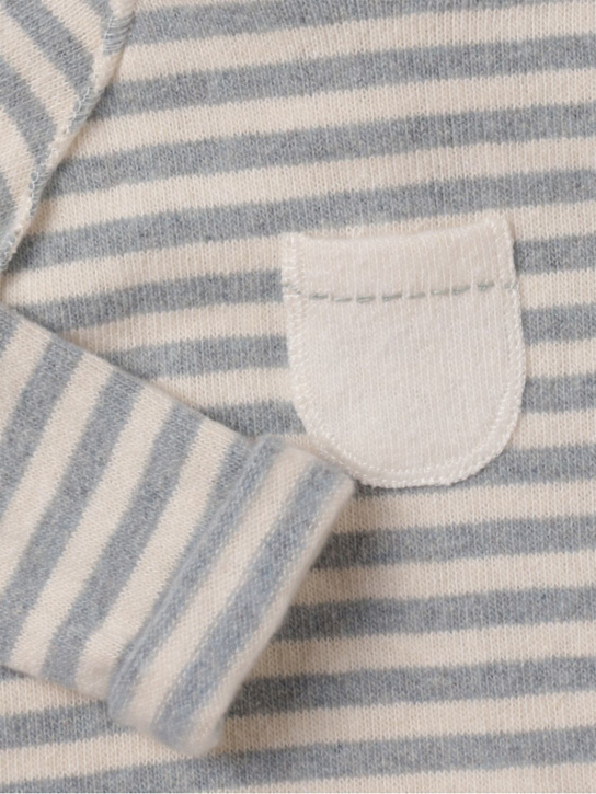 1 + IN THE FAMILY: Cotton blend romper - グレー - kids-girls_1 | Luisa Via Roma