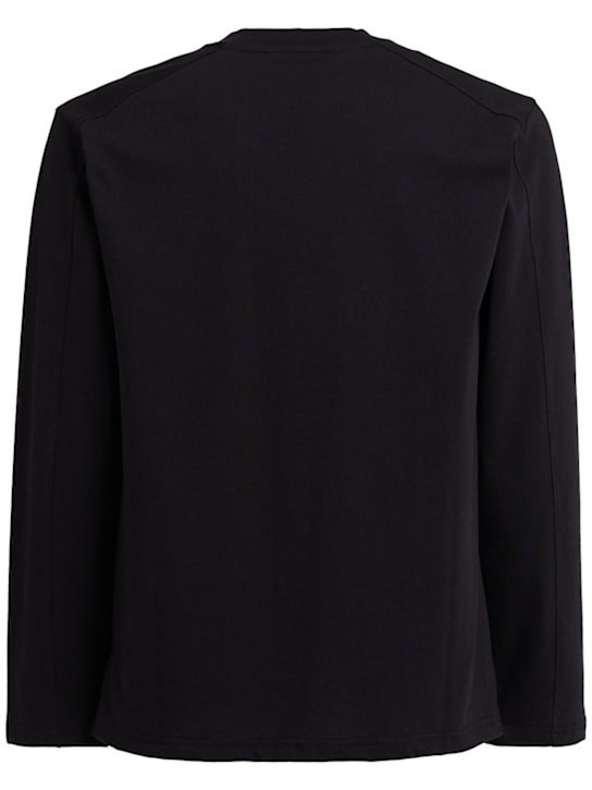 SOTF: Heavy cotton long sleeve t-shirt - Black - men_1 | Luisa Via Roma