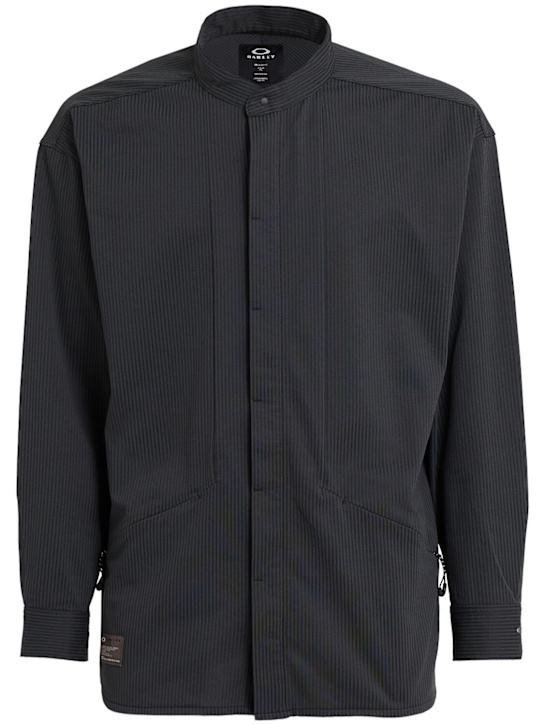 Oakley: FGL Fuel stretch long sleeve shirt - Phantom - men_0 | Luisa Via Roma