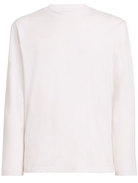 SOTF: Heavy cotton long sleeve t-shirt - White - men_0 | Luisa Via Roma