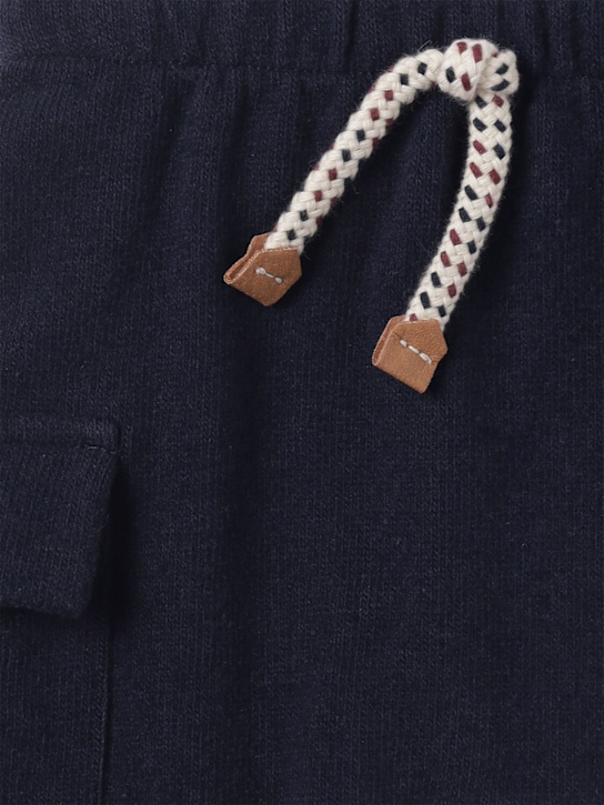 1 + IN THE FAMILY: Cotton corduroy pants - Blue - kids-boys_1 | Luisa Via Roma