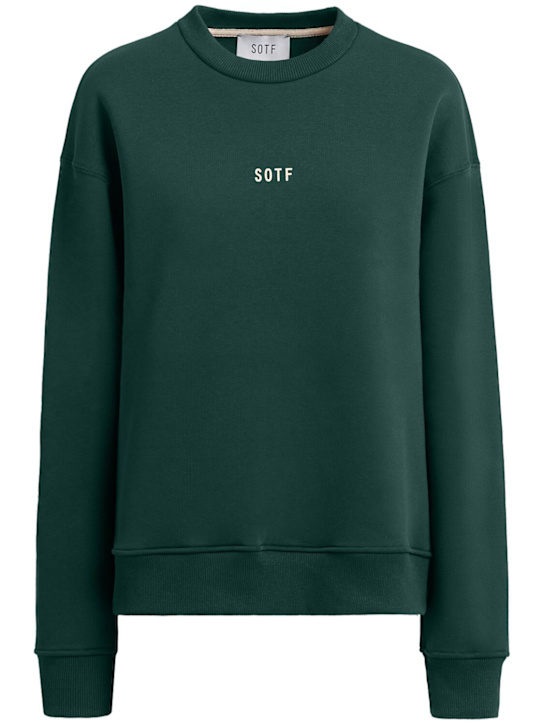 SOTF: Standard crewneck sweatshirt - フォレストグリーン - women_0 | Luisa Via Roma