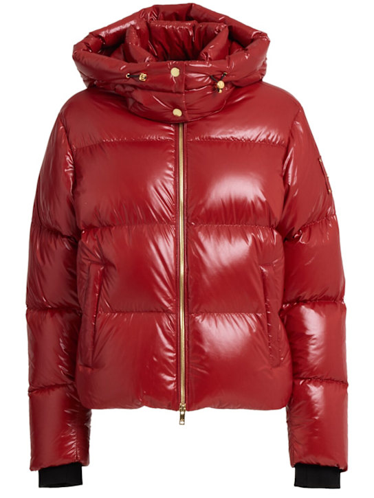 Moonstone gold patent down jacket - Moose Knuckles - Women