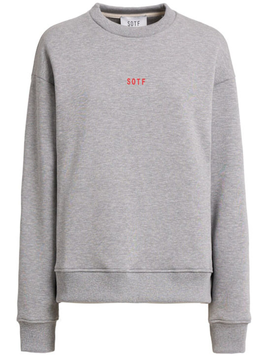 SOTF: Standard crewneck sweatshirt - ヘザーグレー - women_0 | Luisa Via Roma
