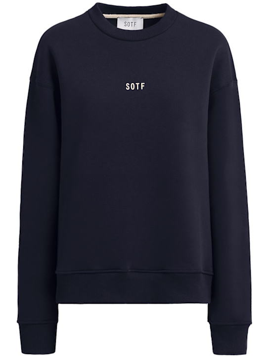 SOTF: Standard crewneck sweatshirt - ネイビー - women_0 | Luisa Via Roma