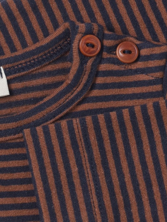 1 + IN THE FAMILY: T-Shirt aus Baumwollmischjersey - Braun - kids-girls_1 | Luisa Via Roma