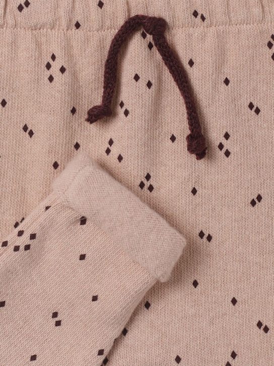 1 + IN THE FAMILY: Printed cotton blend sweatpants - Pink - kids-girls_1 | Luisa Via Roma