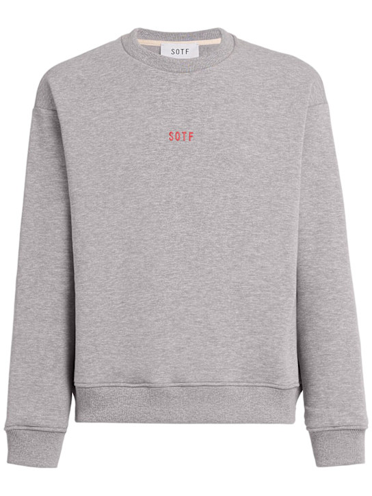 SOTF: Standard crewneck sweatshirt - ヘザーグレー - men_0 | Luisa Via Roma