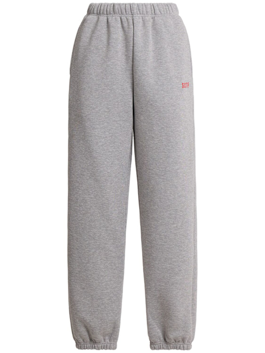 SOTF: Jogging à revers standard - Gris Gruyère - women_0 | Luisa Via Roma