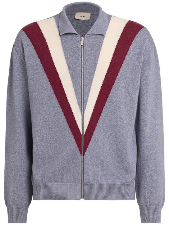 Autry: Knit shirt jacket - men_0 | Luisa Via Roma