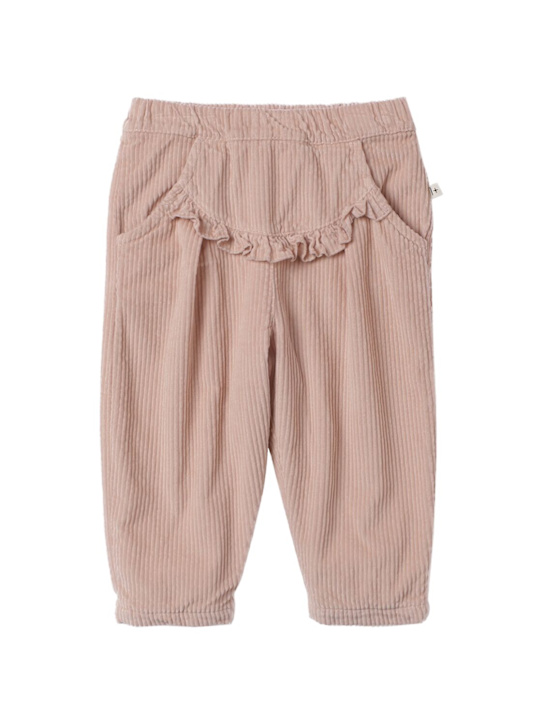 1 + IN THE FAMILY: Pantaloni in cotone millerighe - Rosa - kids-girls_0 | Luisa Via Roma