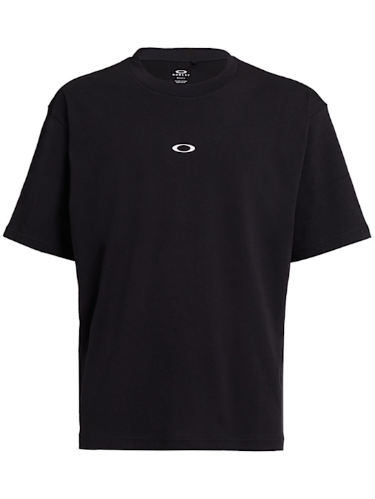 Oakley: Enhance Logo Grip t-shirt - Blackout - men_0 | Luisa Via Roma