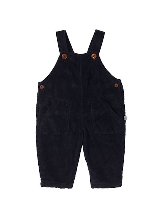 1 + IN THE FAMILY: Cotton corduroy overalls - ブルー - kids-boys_0 | Luisa Via Roma