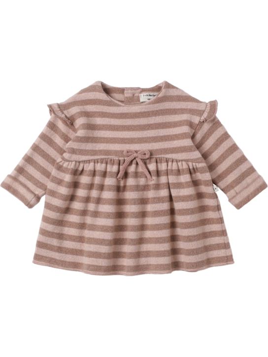 1 + IN THE FAMILY: Striped cotton blend dress - ピンク - kids-girls_0 | Luisa Via Roma
