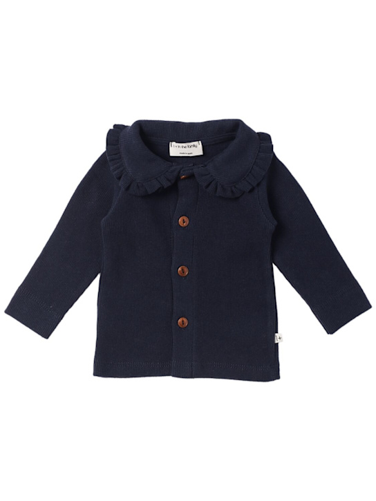 1 + IN THE FAMILY: Knit cardigan - ブルー - kids-girls_0 | Luisa Via Roma