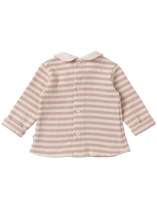 1 + IN THE FAMILY: Cardigan in misto cotone - Beige - kids-girls_1 | Luisa Via Roma