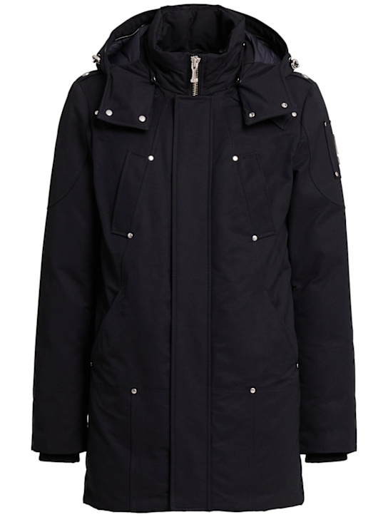 Moose Knuckles: Saint Ulric Parka 3 down jacket - Black - men_0 | Luisa Via Roma