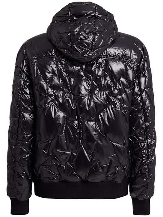 Moose Knuckles: Briar reversible hooded down jacket - Black - men_1 | Luisa Via Roma