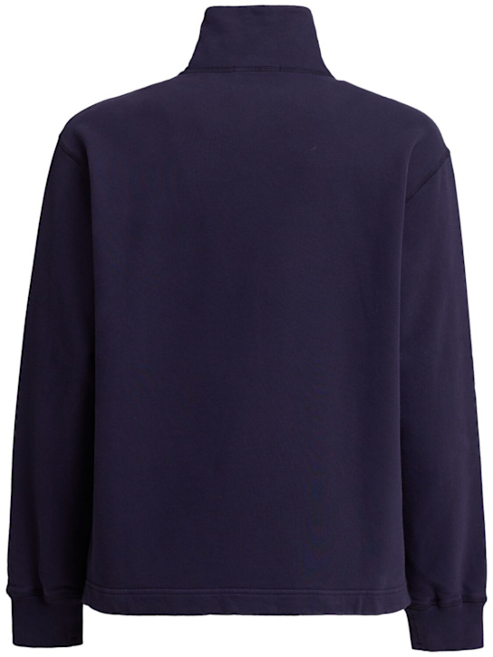 Stone Island: L/s brushed cotton polo - men_1 | Luisa Via Roma