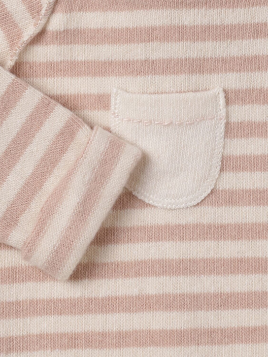 1 + IN THE FAMILY: Cotton blend romper - ベージュ - kids-girls_1 | Luisa Via Roma