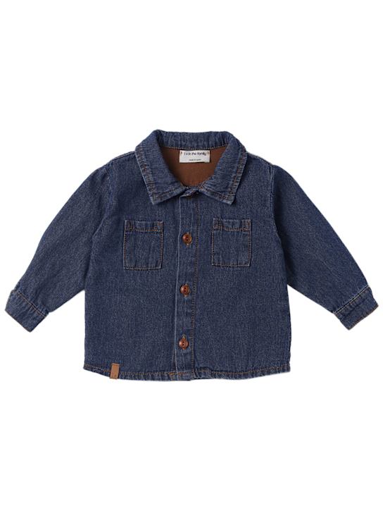 1 + IN THE FAMILY: Denim shirt - Blue - kids-boys_0 | Luisa Via Roma