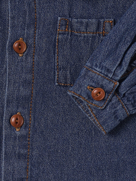 1 + IN THE FAMILY: Denim shirt - Blue - kids-boys_1 | Luisa Via Roma