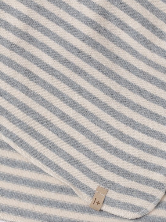 1 + IN THE FAMILY: 코튼 혼방 블랭킷 - 그레이 - kids-girls_1 | Luisa Via Roma