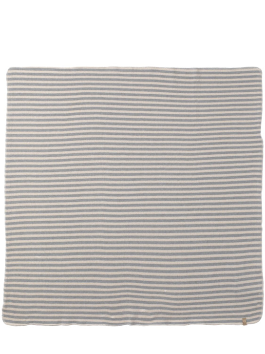 1 + IN THE FAMILY: 코튼 혼방 블랭킷 - 그레이 - kids-girls_0 | Luisa Via Roma