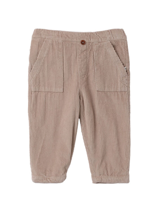 1 + IN THE FAMILY: Cotton corduroy pants - Beige - kids-boys_0 | Luisa Via Roma