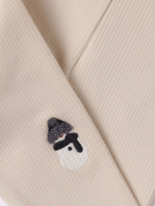 Donsje: Leggings in misto cotone biologico - Beige - kids-girls_1 | Luisa Via Roma