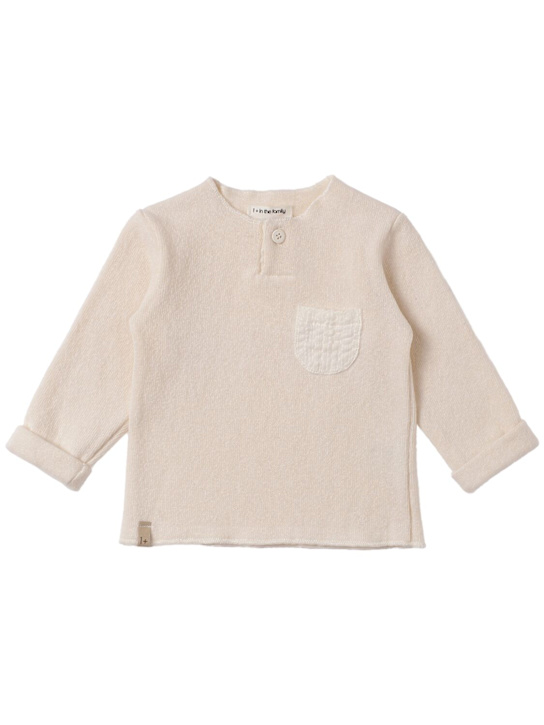 1 + IN THE FAMILY: Cotton blend jersey t-shirt - Khaki - kids-boys_0 | Luisa Via Roma