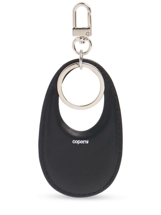 Coperni: Swipe leather keychain - women_0 | Luisa Via Roma