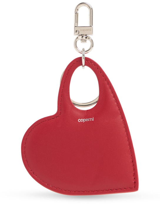 Coperni: Heart leather keychain - women_0 | Luisa Via Roma