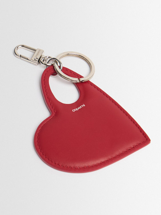 Coperni: Heart leather keychain - women_1 | Luisa Via Roma