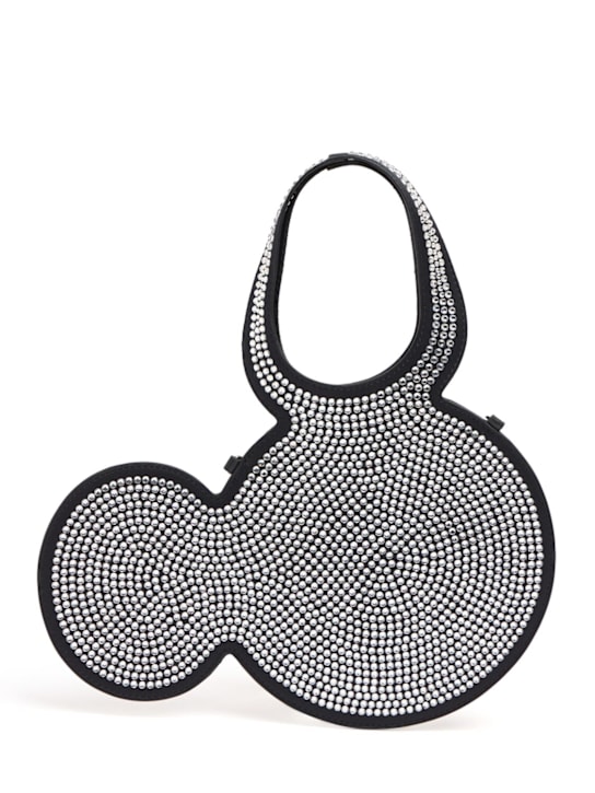 Coperni: Mini Mickey embellished crossbody bag - Black-silver - women_0 | Luisa Via Roma