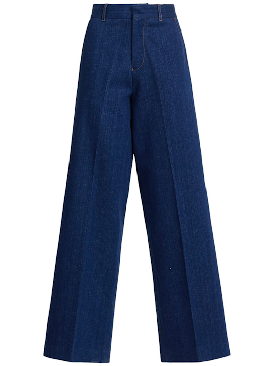 Dsquared2: Bettter denim straight jeans - Blue - women_0 | Luisa Via Roma