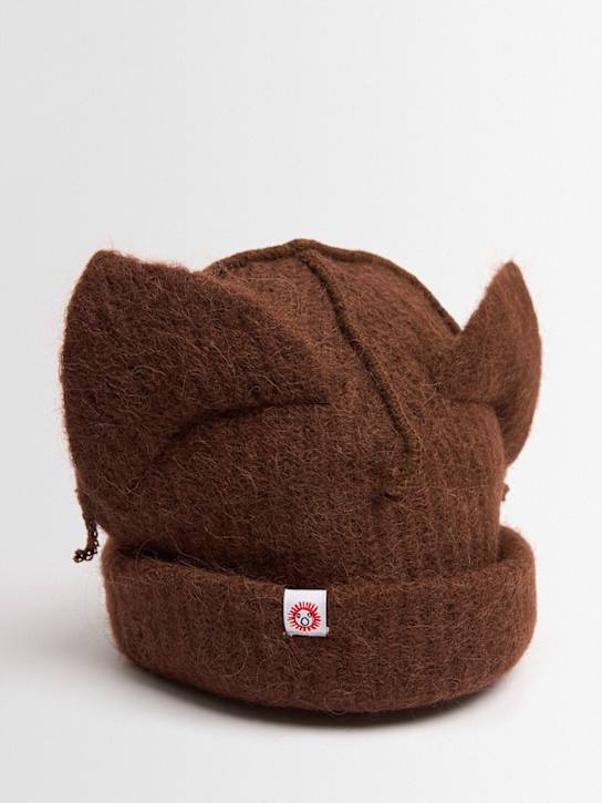 Charles Jeffrey LOVERBOY: Alpaca blend chunky ears beanie - men_1 | Luisa Via Roma