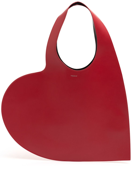 Coperni: Heart leather tote bag - women_0 | Luisa Via Roma